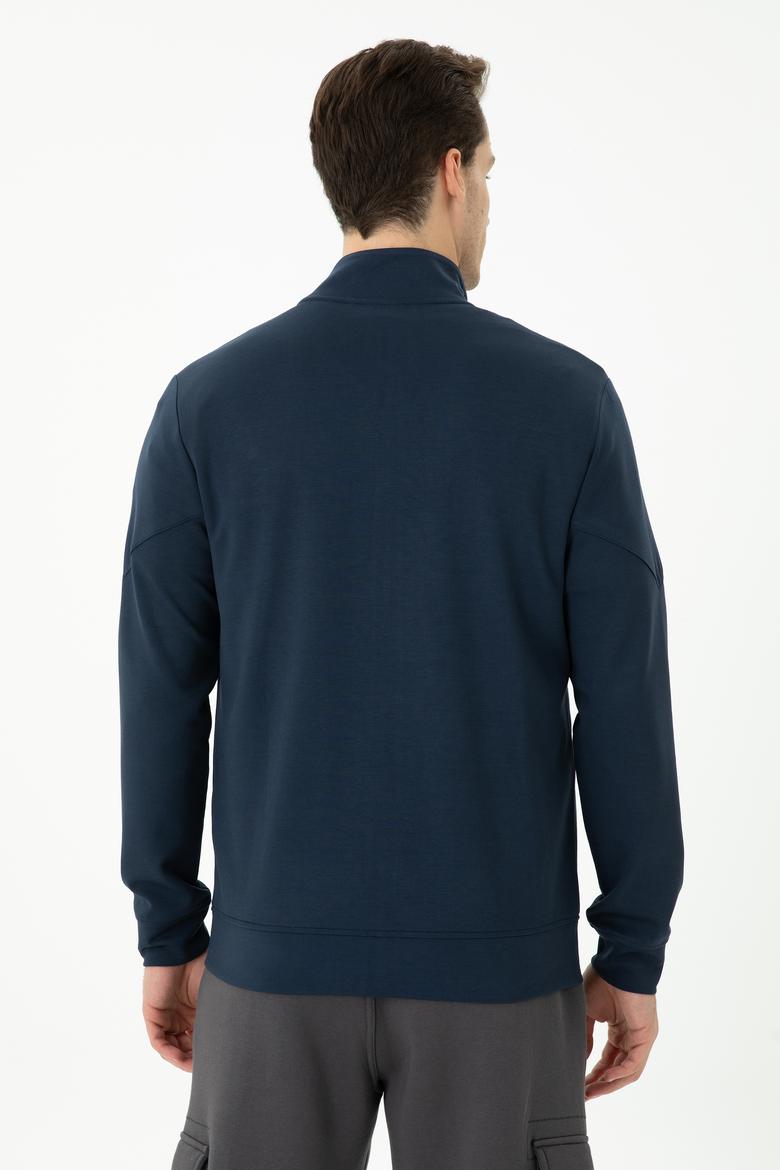 Erkek Lacivert Örme Hırka - 50277958001