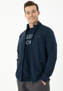 Erkek Lacivert Örme Hırka - 50277958001