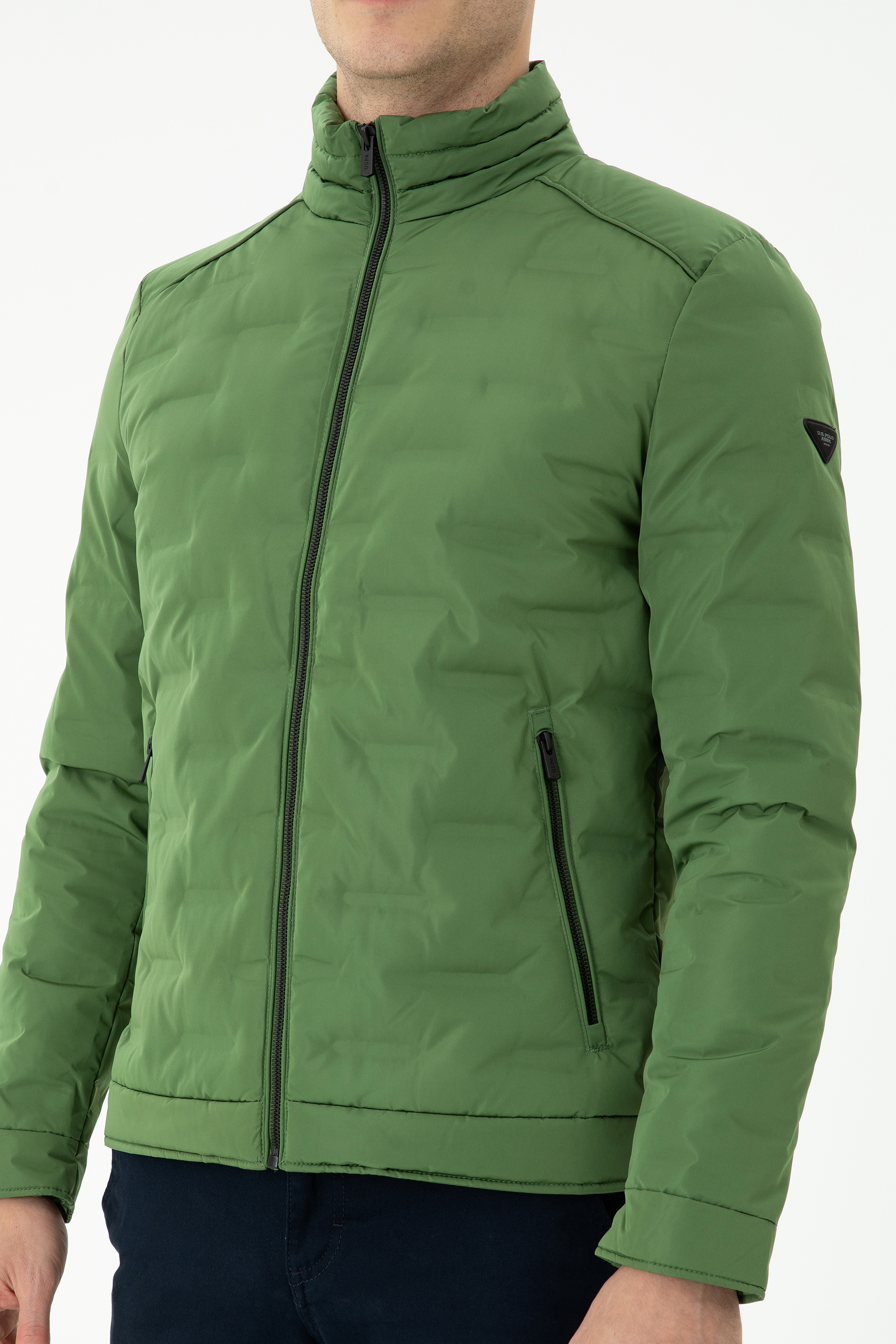Erkek Yeşil Mont - Image 7