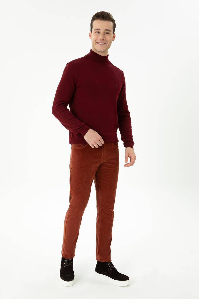 Erkek Kiremit Kanvas Pantolon