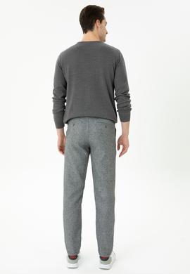 Erkek Gri Kanvas Pantolon - 50277301065