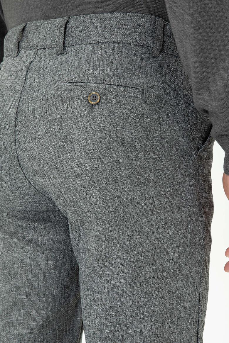 Erkek Gri Kanvas Pantolon - 50277301065