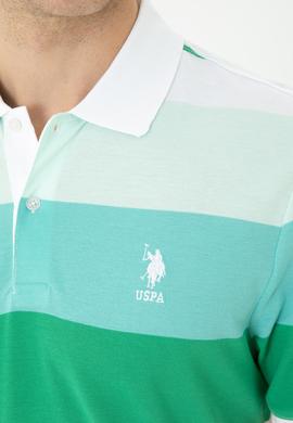 Erkek Yeşil Polo Yaka Tişört - 50263231033