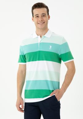 Erkek Yeşil Polo Yaka Tişört - 50263231033