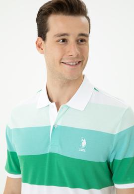 Erkek Yeşil Polo Yaka Tişört - 50263231033