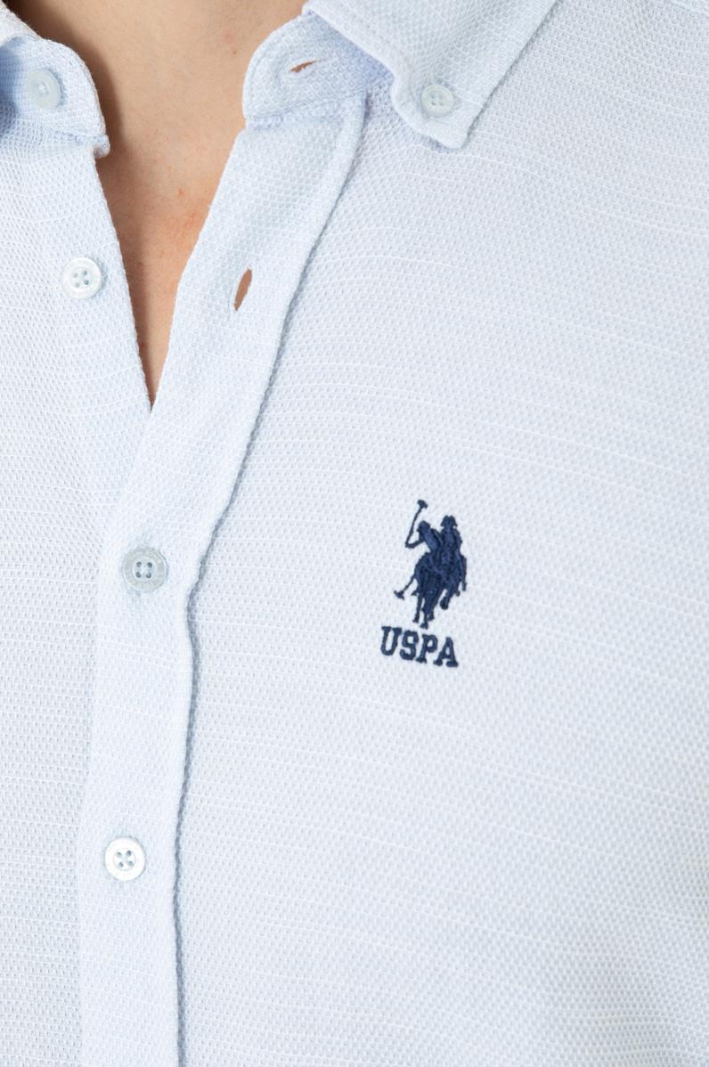 Erkek Açık Mavi Uzun Kollu Gömlek