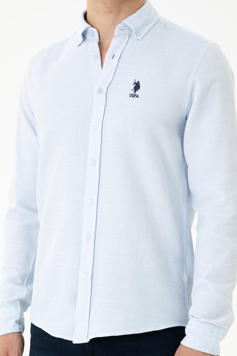 Erkek Açık Mavi Uzun Kollu Gömlek - 50263524004