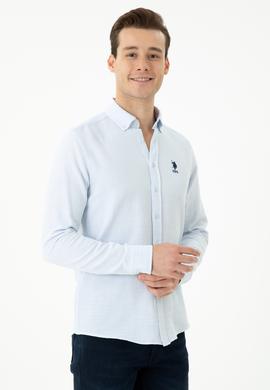 Erkek Açık Mavi Uzun Kollu Gömlek - 50263524004