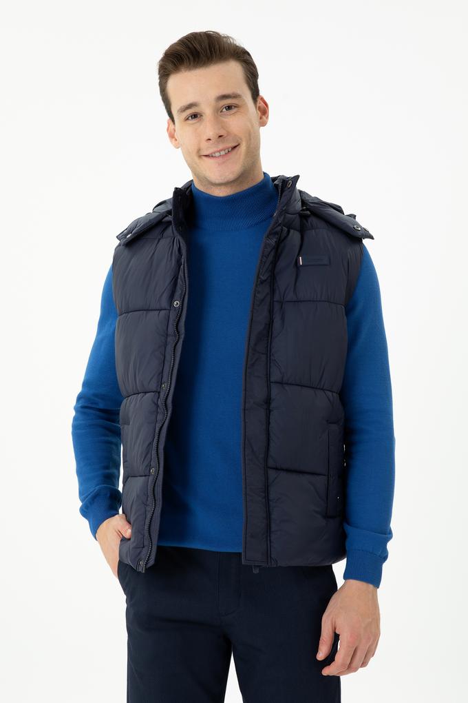 Erkek Lacivert Yelek