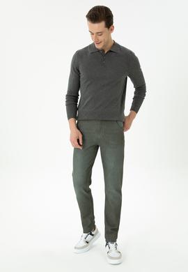 Erkek Haki Jean Pantolon - 50272550057