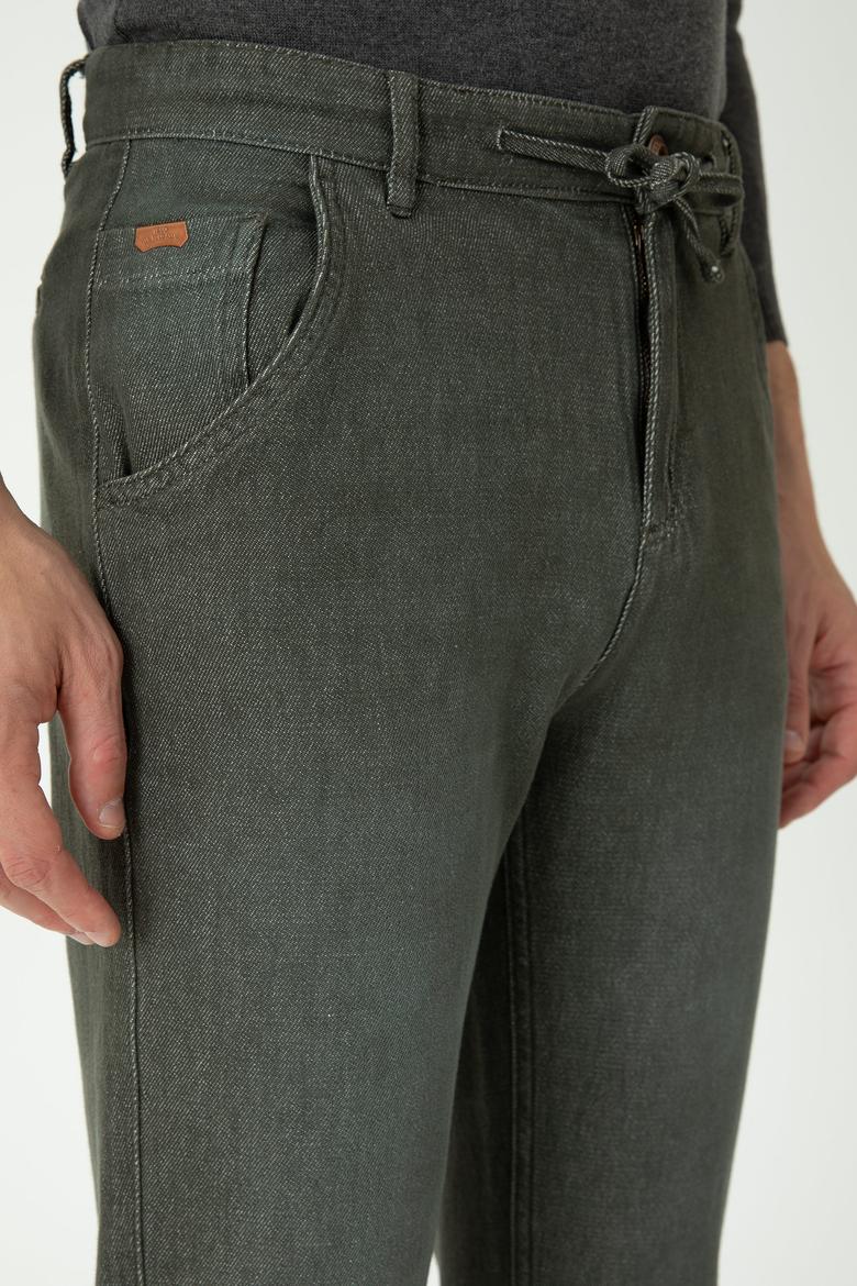 Erkek Haki Jean Pantolon - 50272550057