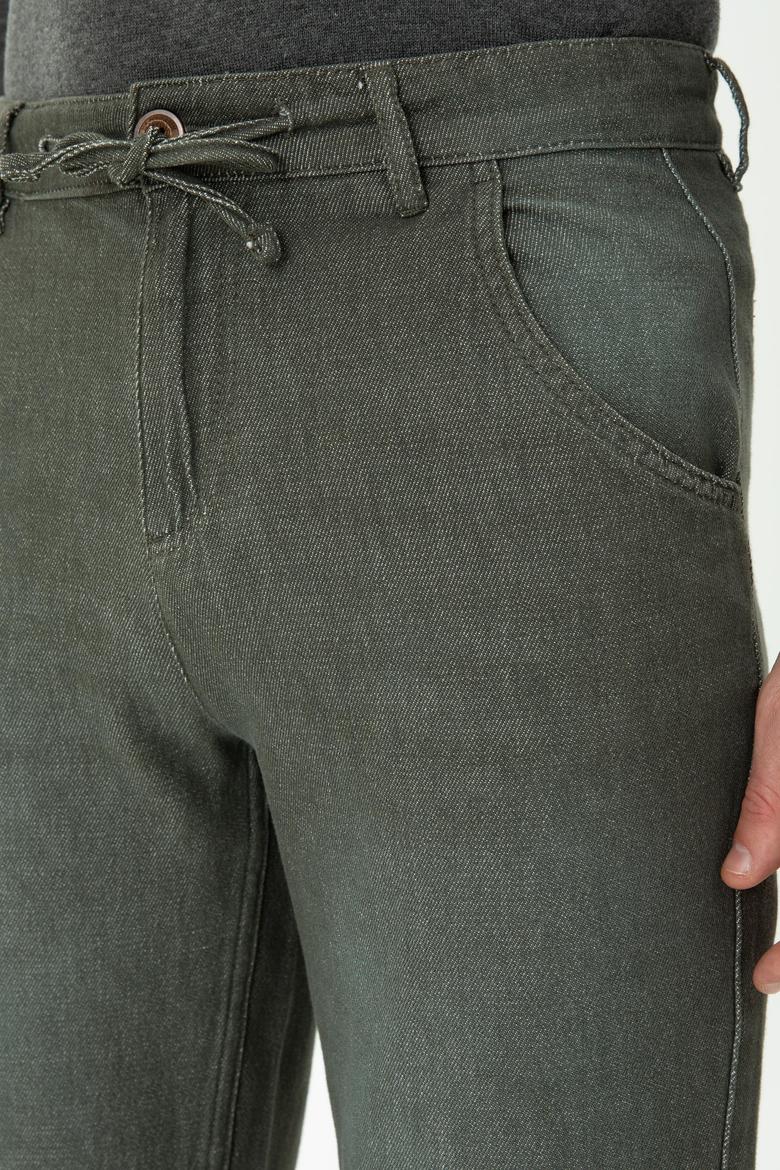 Erkek Haki Jean Pantolon - 50272550057