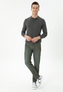 Erkek Haki Jean Pantolon - 50272550057
