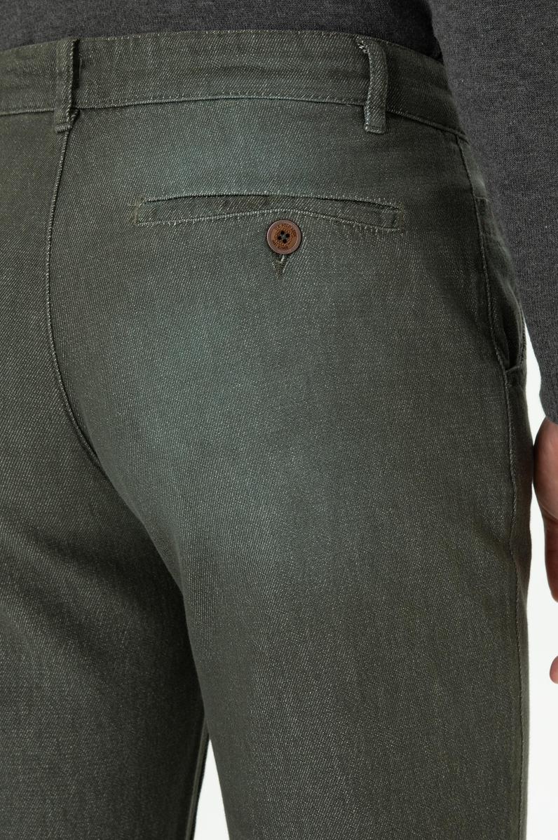 Erkek Haki Jean Pantolon