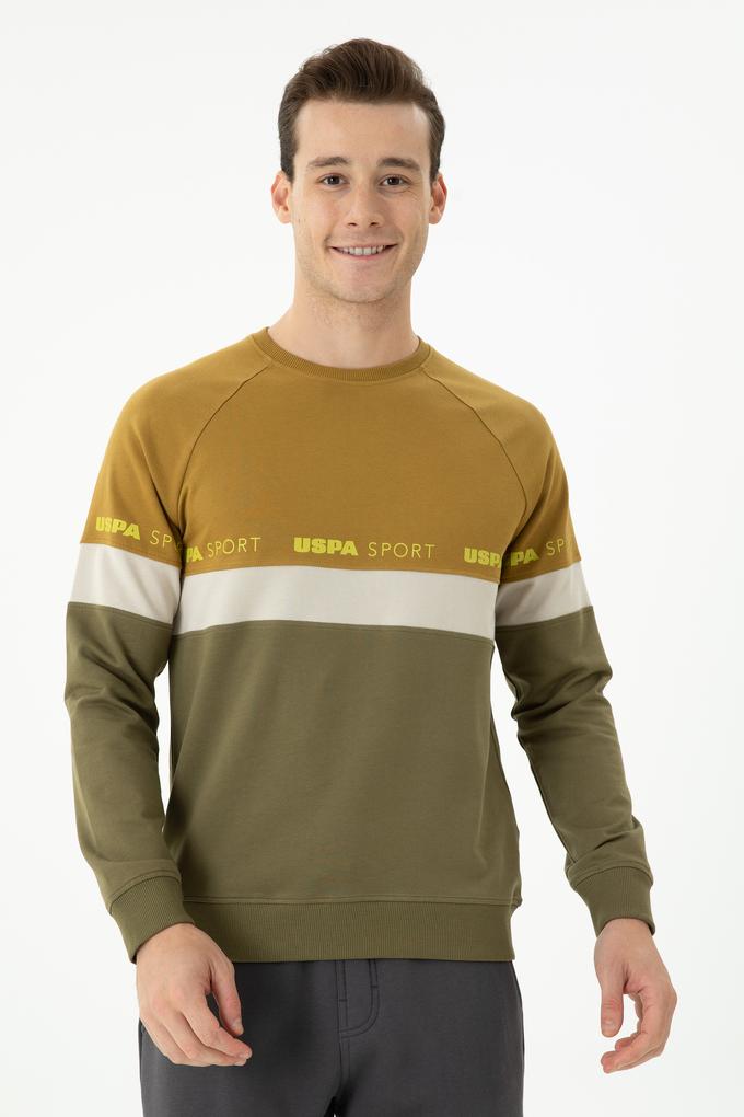 Erkek Haki Sweatshirt