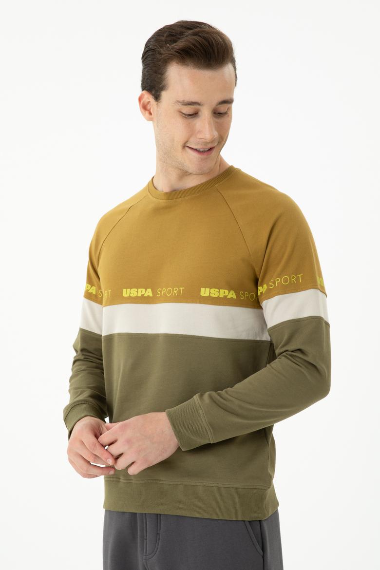 Erkek Haki Sweatshirt - 50270726035