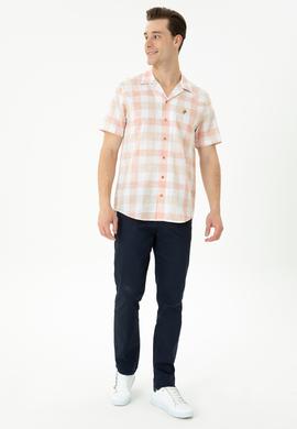 Erkek Kiremit Kısa Kollu Gömlek - 50267572004