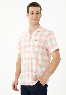 Erkek Kiremit Kısa Kollu Gömlek - 50267572004