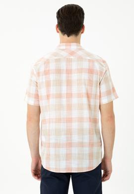 Erkek Kiremit Kısa Kollu Gömlek - 50267572004