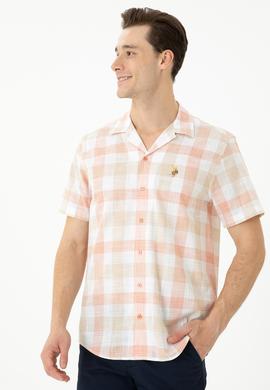 Erkek Kiremit Kısa Kollu Gömlek - 50267572004