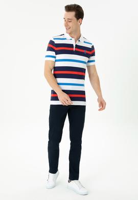 Erkek Lacivert Polo Yaka Tişört - 50263229006
