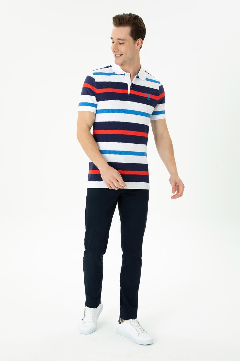 Erkek Lacivert Polo Yaka Tişört - 50263229006