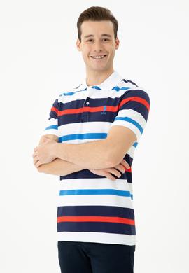 Erkek Lacivert Polo Yaka Tişört - 50263229006