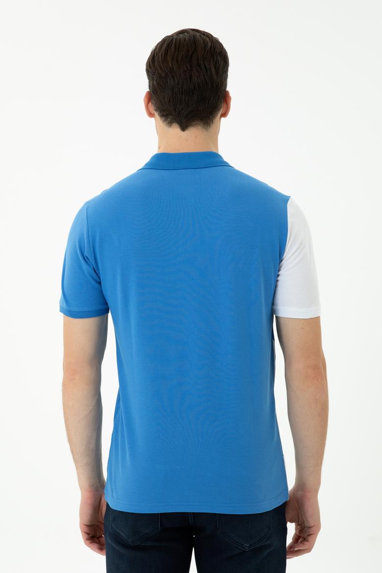 Erkek Saks Polo Yaka Tişört - 50263399022