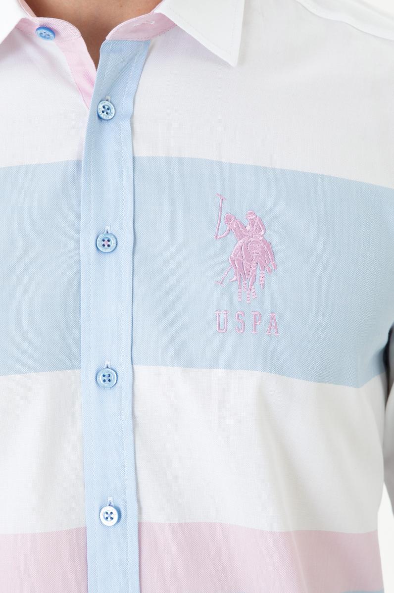 Erkek Mavi Uzun Kollu Gömlek