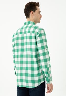 Erkek Yeşil Uzun Kollu Gömlek - 50264270010