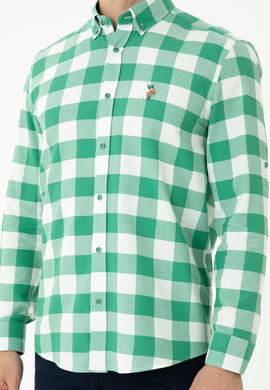 Erkek Yeşil Uzun Kollu Gömlek - 50264270010