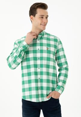 Erkek Yeşil Uzun Kollu Gömlek - 50264270010
