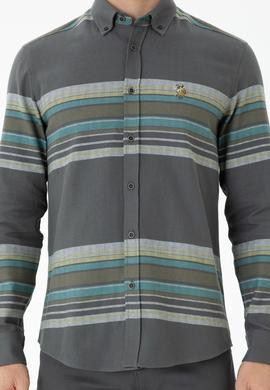 Erkek Antrasit Uzun Kollu Gömlek - 50272374027