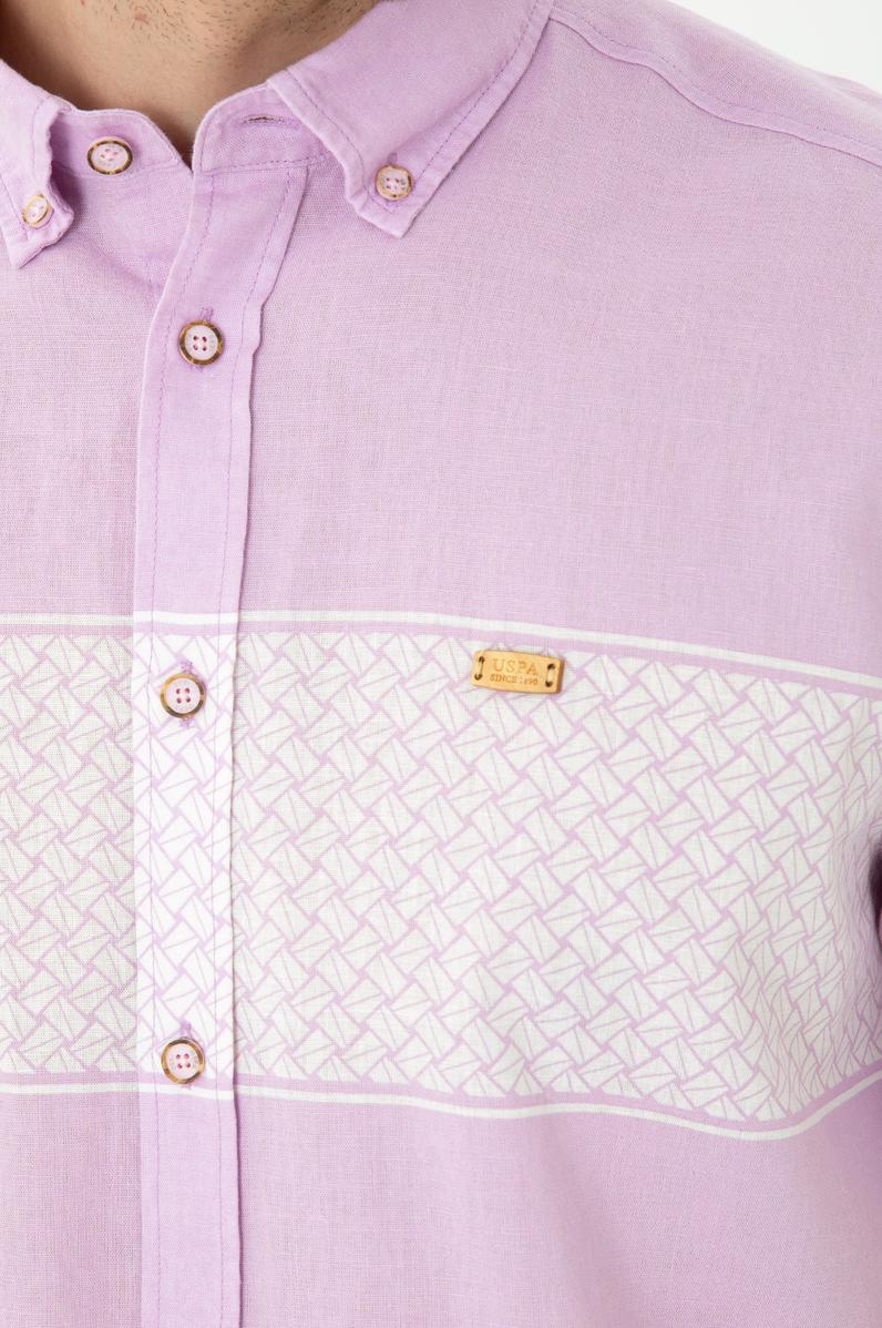 Erkek Manolya Kısa Kollu Gömlek