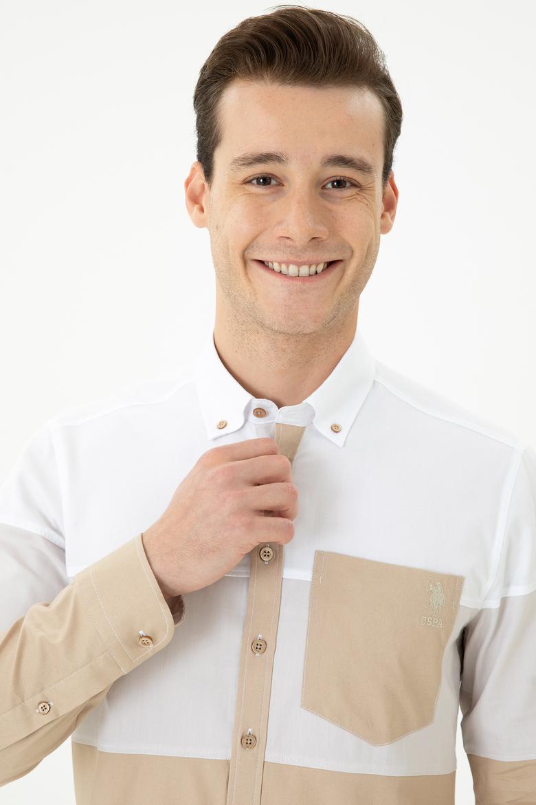 Erkek Camel Uzun Kollu Gömlek - 50264102012