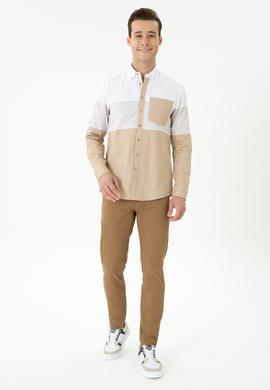 Erkek Camel Uzun Kollu Gömlek - 50264102012