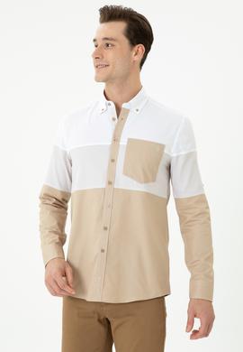 Erkek Camel Uzun Kollu Gömlek - 50264102012