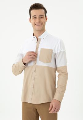 Erkek Camel Uzun Kollu Gömlek - 50264102012