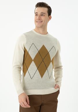 Erkek Taş Kazak - 50272105019