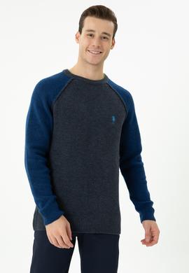 Erkek Lacivert Kazak - 50271049024