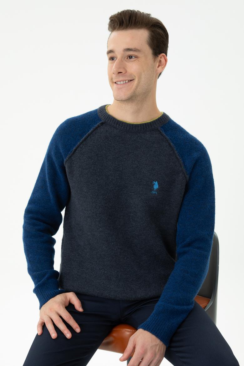 Erkek Lacivert Kazak