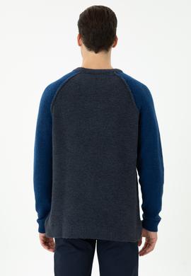 Erkek Lacivert Kazak - 50271049024