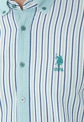 Erkek Mint Uzun Kollu Gömlek - 50272406015