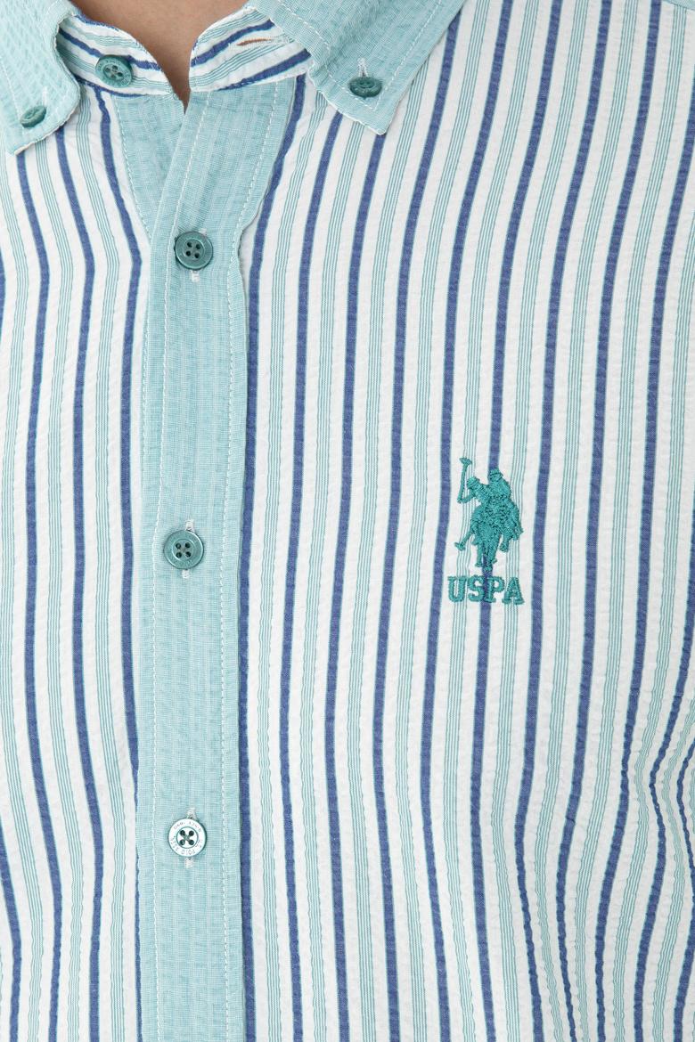 Erkek Mint Uzun Kollu Gömlek - 50272406015