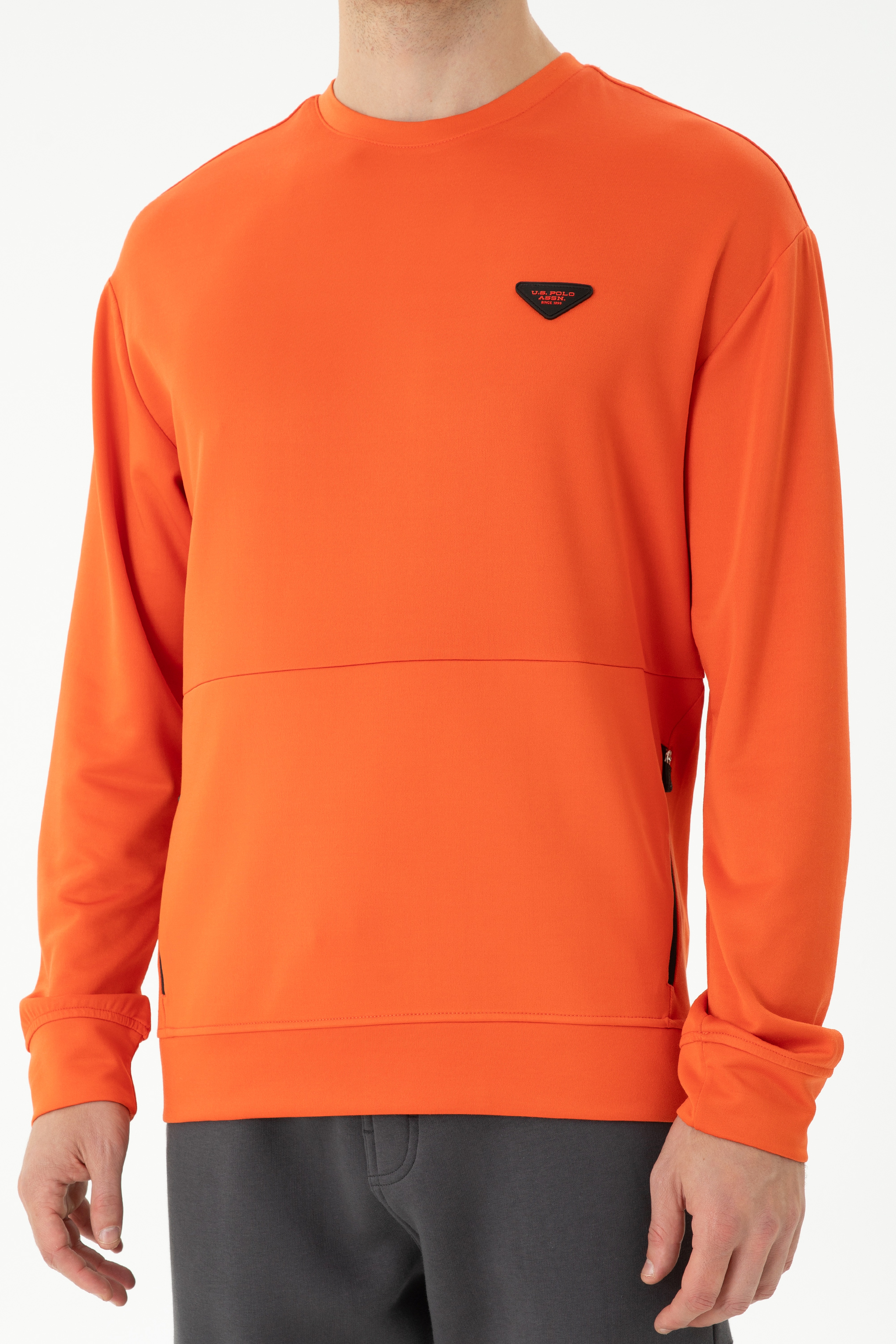 Erkek Turuncu Sweatshirt - Image 6