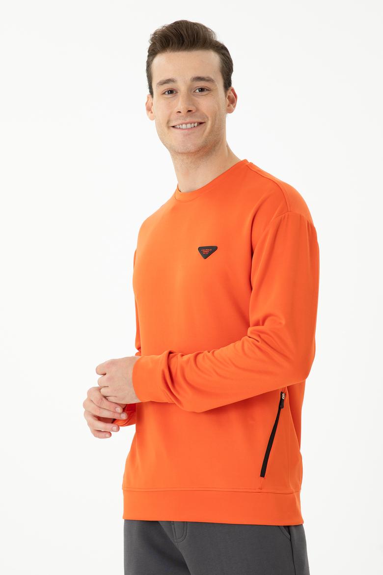 Erkek Turuncu Sweatshirt