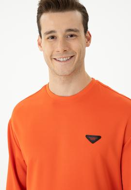 Erkek Turuncu Sweatshirt - 50277949059