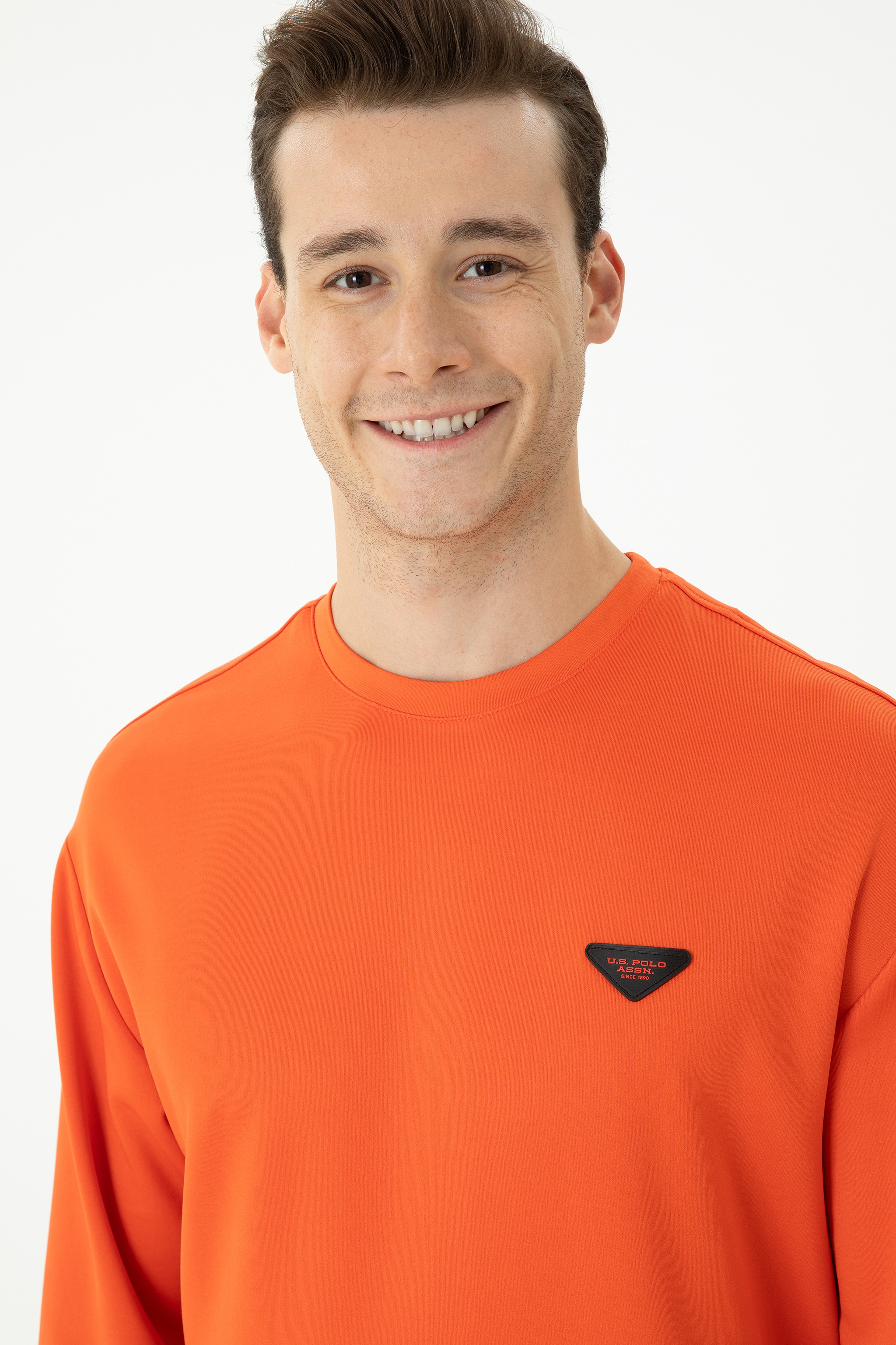 Erkek Turuncu Sweatshirt - Image 2