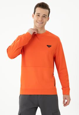 Erkek Turuncu Sweatshirt - 50277949059