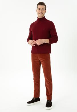 Erkek Bordo Basic Kazak - 50269007015
